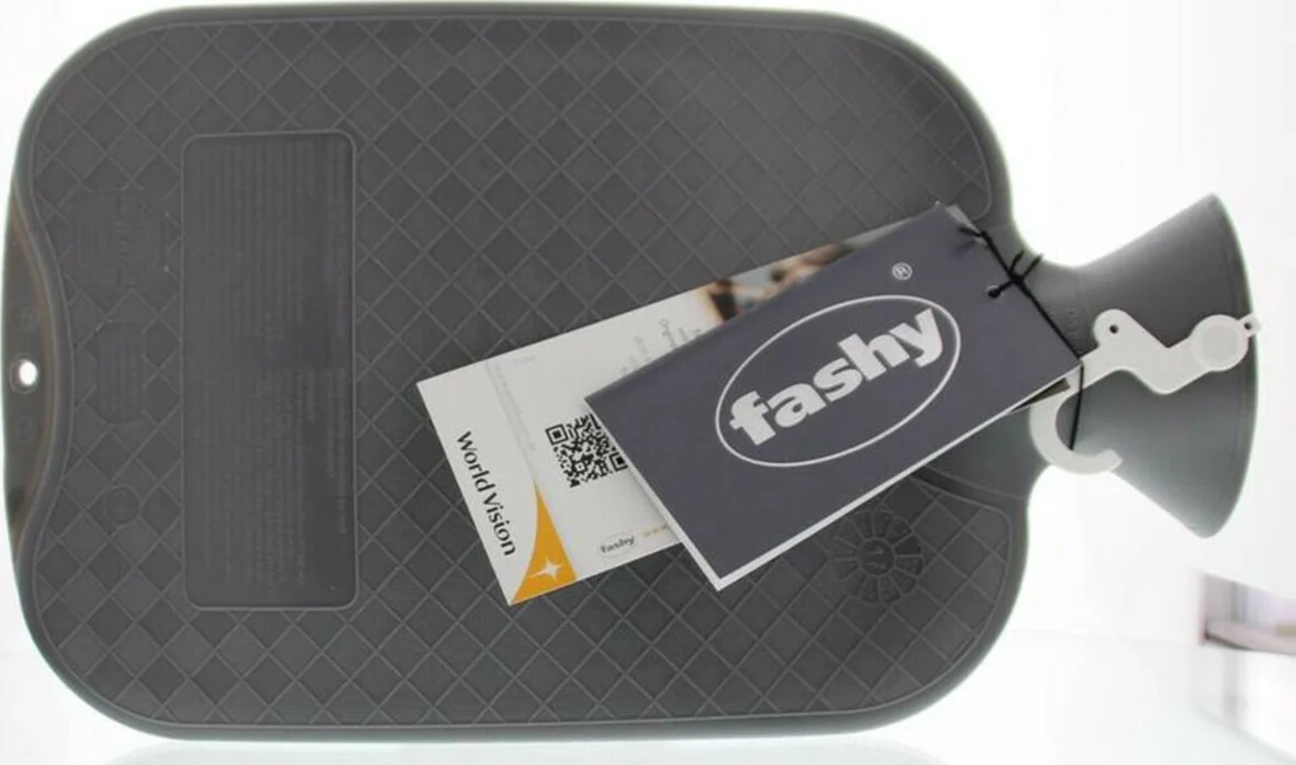 Fashy Warmwaterzak Enkelgeribbeld Antraciet