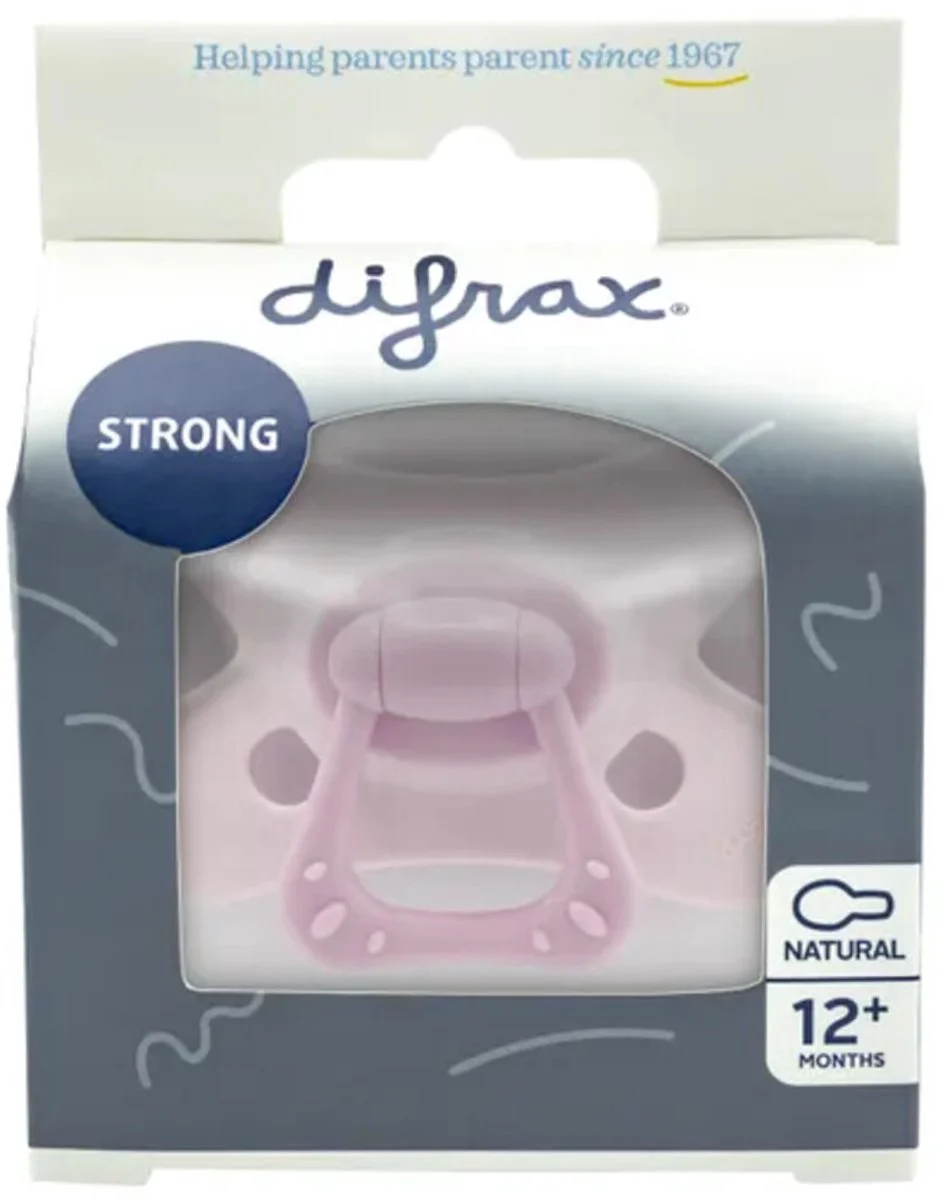 Difrax Fopspeen Natural 12+ Maanden SE Rose Quartz