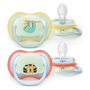 Avent Nighttime Fopspeen Leeuw 0-6M 2ST