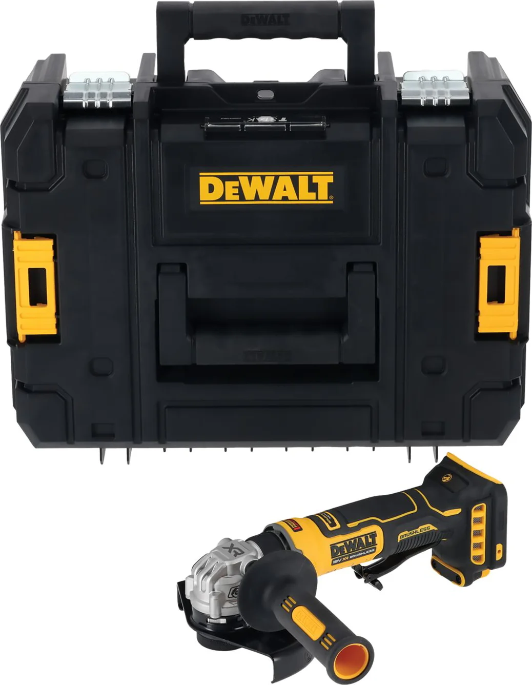 DeWALT DCG404NT Compacte accu haakse slijper 125mm 18V XR Basic Body in TSTAK
