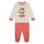LEGO Kerstpyjama voor kinderen - gebroken wit