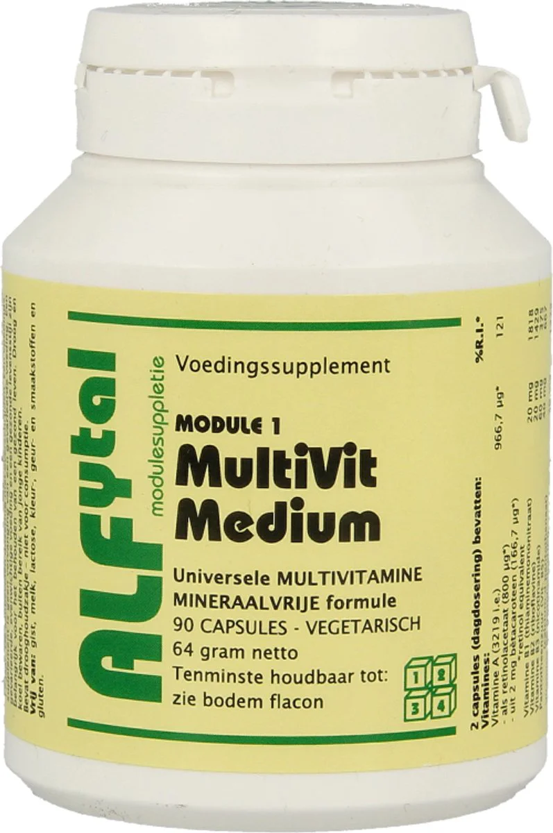 Alfytal Multivit Medium Vegetarische Capsules 90VCP