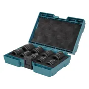 Makita Krachtdoppenset 1/2" Vierkant | kort | 9-delig - E-16564