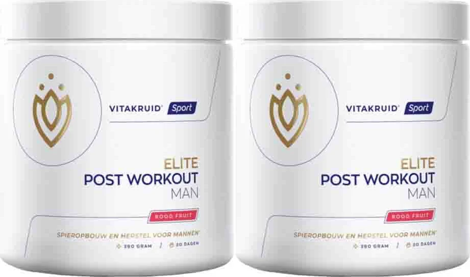 2x Vitakruid Post Workout Elite Man 360 gr