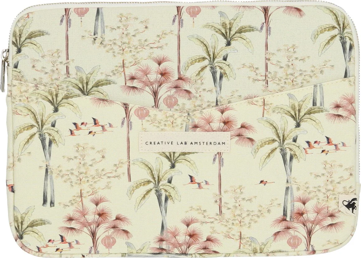 Luxe Laptophoes - Oriental Flamingo - 13 INCH