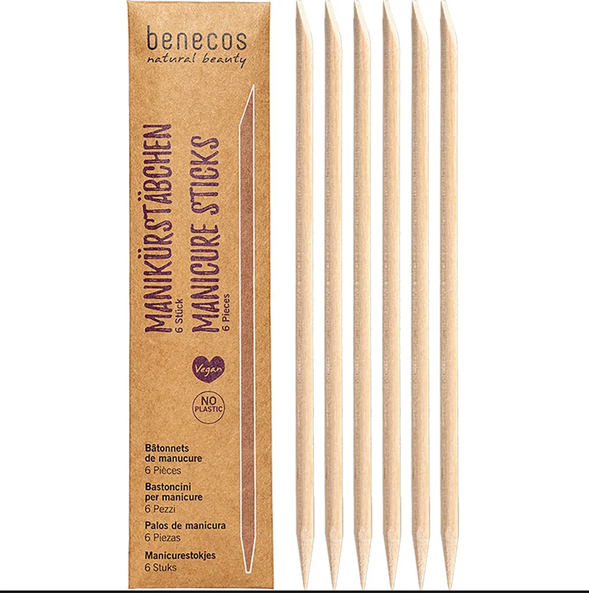 Benecos Manicure Sticks 6ST