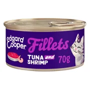 Edgard & Cooper Kattenvoer Fillets Tonijn - Garnaal 70 gr