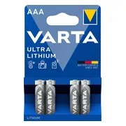 Varta Ultra Lithium AAA Blister 4 stuks