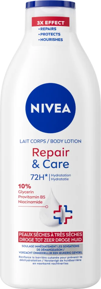 6x NIVEA Bodylotion Repair & Care 400 ml
