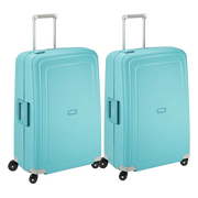 Samsonite S'Cure Spinner 75cm Duo Pack Aqua Blue