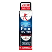 Lucovitaal Melatonine 100mcg DUO Pack 2x500 tabletten