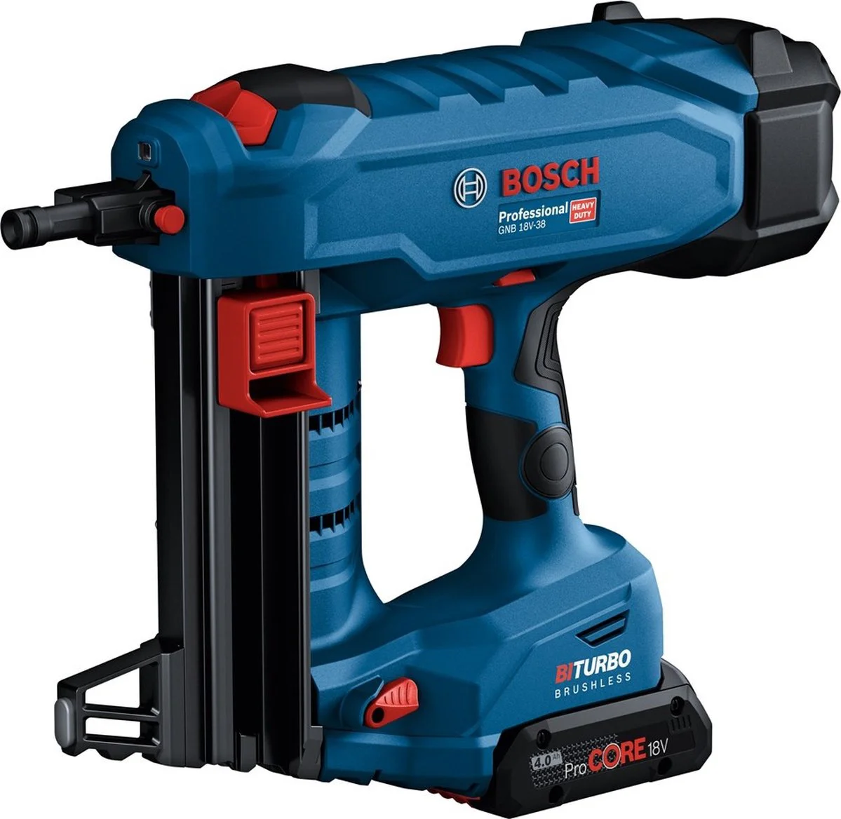 Bosch Professional GNB 18V-38 Accu betontacker 18V 4.0Ah in XL-Boxx - 06019L7002
