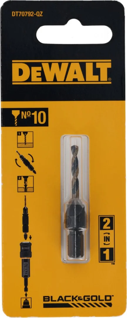 DeWALT DT70792 Reserve voorboor en verzinkboor voor FLIP & DRIVE Nr.10