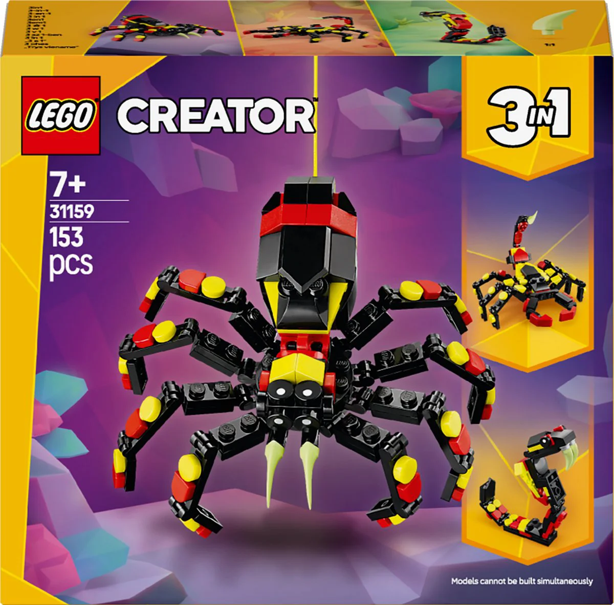 LEGO Creator Wilde dieren: spannende spin 31159