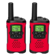 Alecto FR115RD - Walkie Talkie voor kinderen en volwassenen - Set van 2 stuks - Bereik tot 5 km - Rood