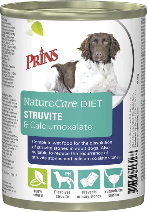 Prins NatureCare Diet Struvite & Calciumoxalate Hondenvoer Nat 400 gr