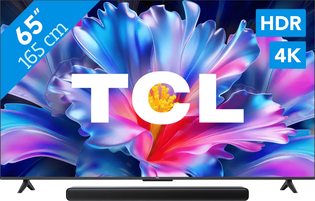 TCL 65" QLED P6L 4K (2026) + TCL S45H 2.0 Soundbar