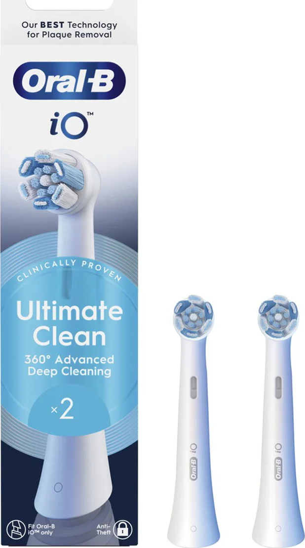 Oral-B Opzetborstel IO Ultimate Clean Wit 2ST