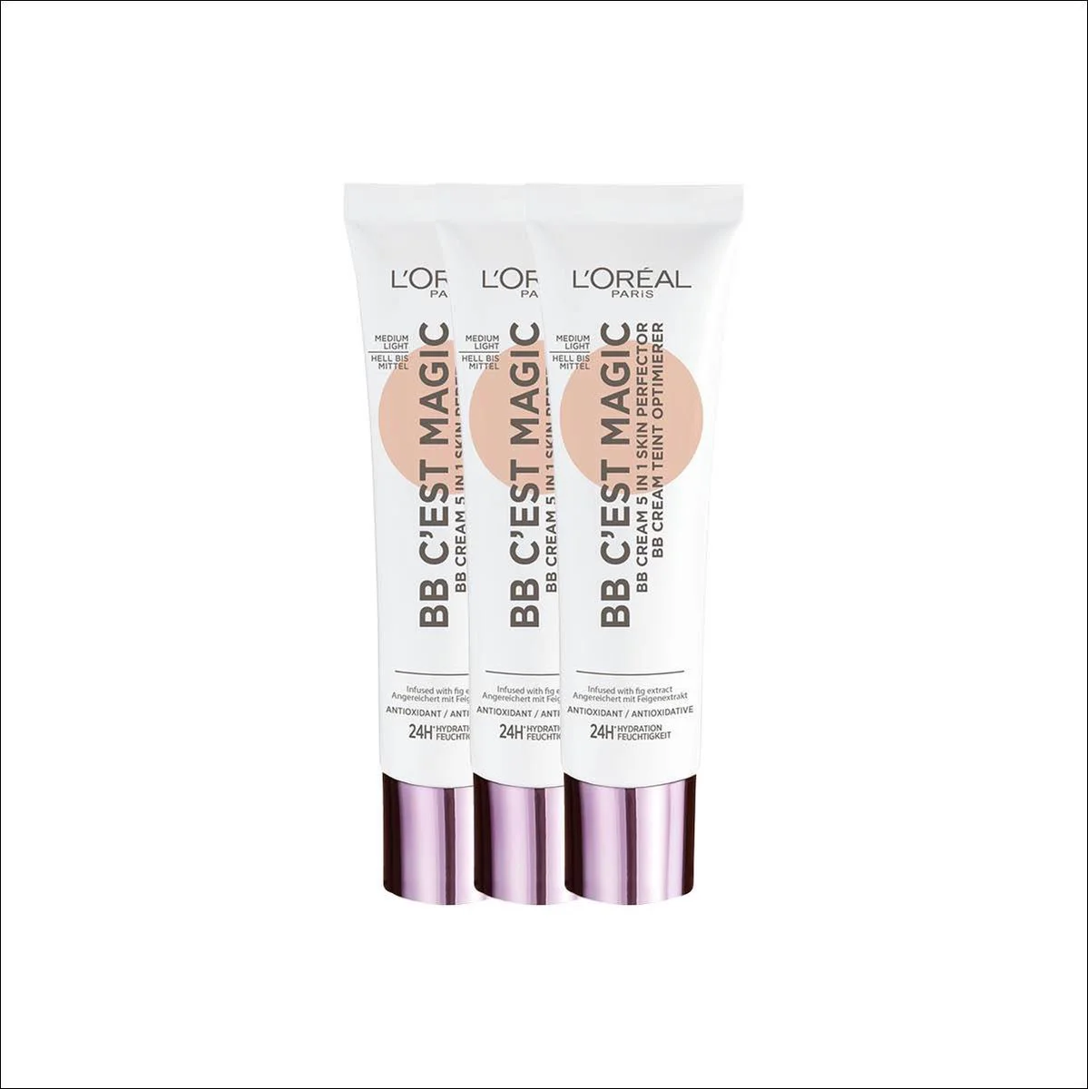 3x L'Oréal C'est Magic BB Cream 02 Light