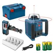 Bosch Professional PRO GRL 300 HV + LR 1 Rotatielaser rood in L-Boxx - 0601061505