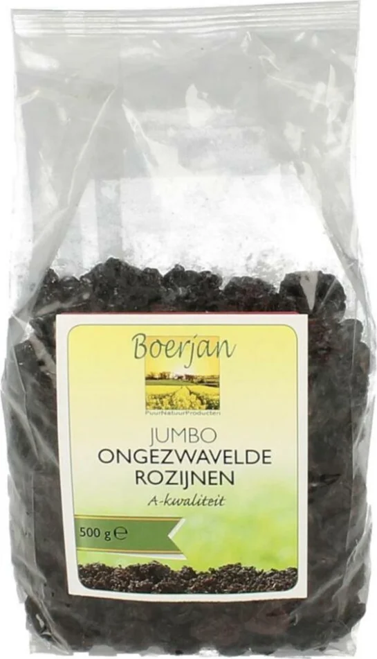 Boerjan Rozijn Jumbo Blauw Ongezwaveld 500gr