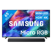 Samsung Micro RGB 65" R95H (2026) + Samsung HW-QS90H (2026)