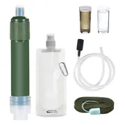 Waterfilters Survival - Waterfilter - 4000L - Survival Waterfilter Voor Outdoor En Camping - Personal Water Filter Straw - Waterzuiveringsapparaat - Waterfilter Noodpakket - Water Filter - BPA-Vrij - Complete Set