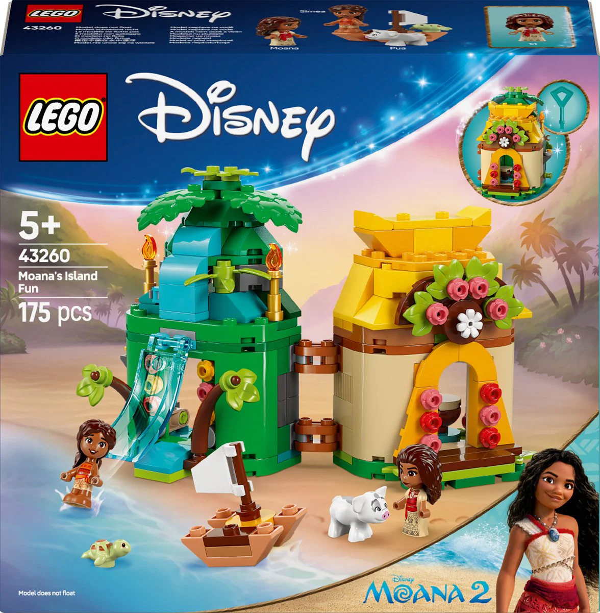 LEGO Disney Vaiana's speeleiland 43260