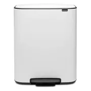 Brabantia Bo Pedal Bin 60 Liter White