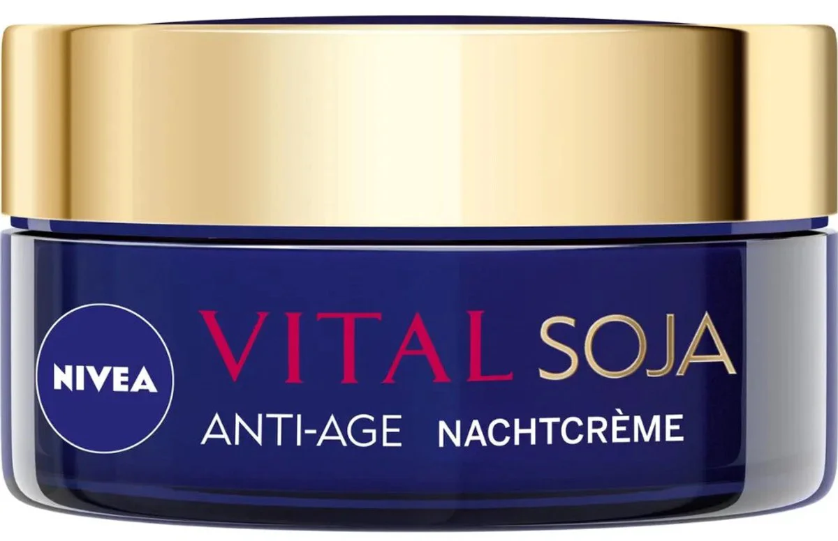 3x NIVEA Nachtcrème Soja Anti-Age 50 ml