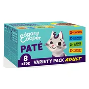 4x Edgard & Cooper Kattenvoer Adult Multipack Pate 8 x 85 gr
