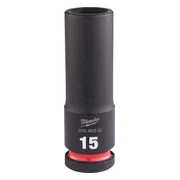 Milwaukee ShockWave™ Krachtdop 1/2" | lang | 15mm - 4932480333