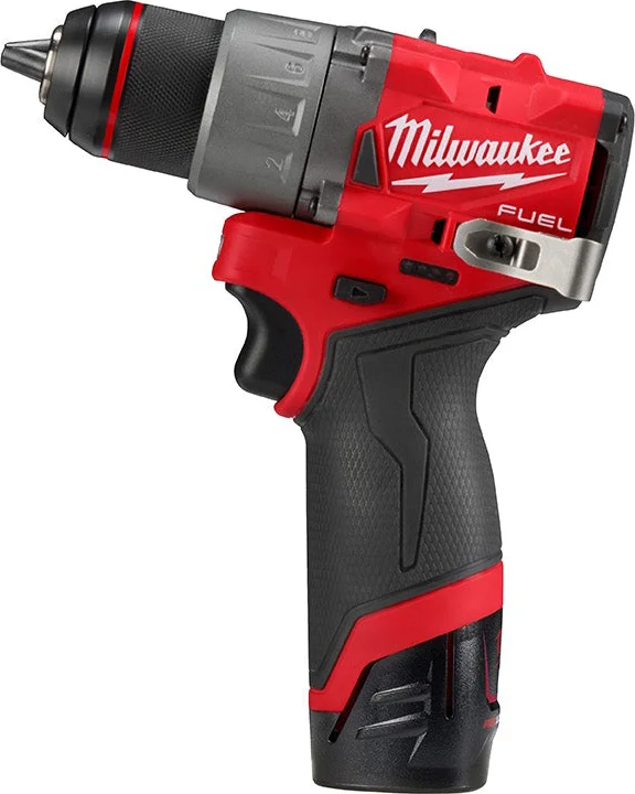 Milwaukee M12 FUEL™ FDD2-202X Accu schroefboormachine 12V 2.0Ah in HD-Box - 4933479873