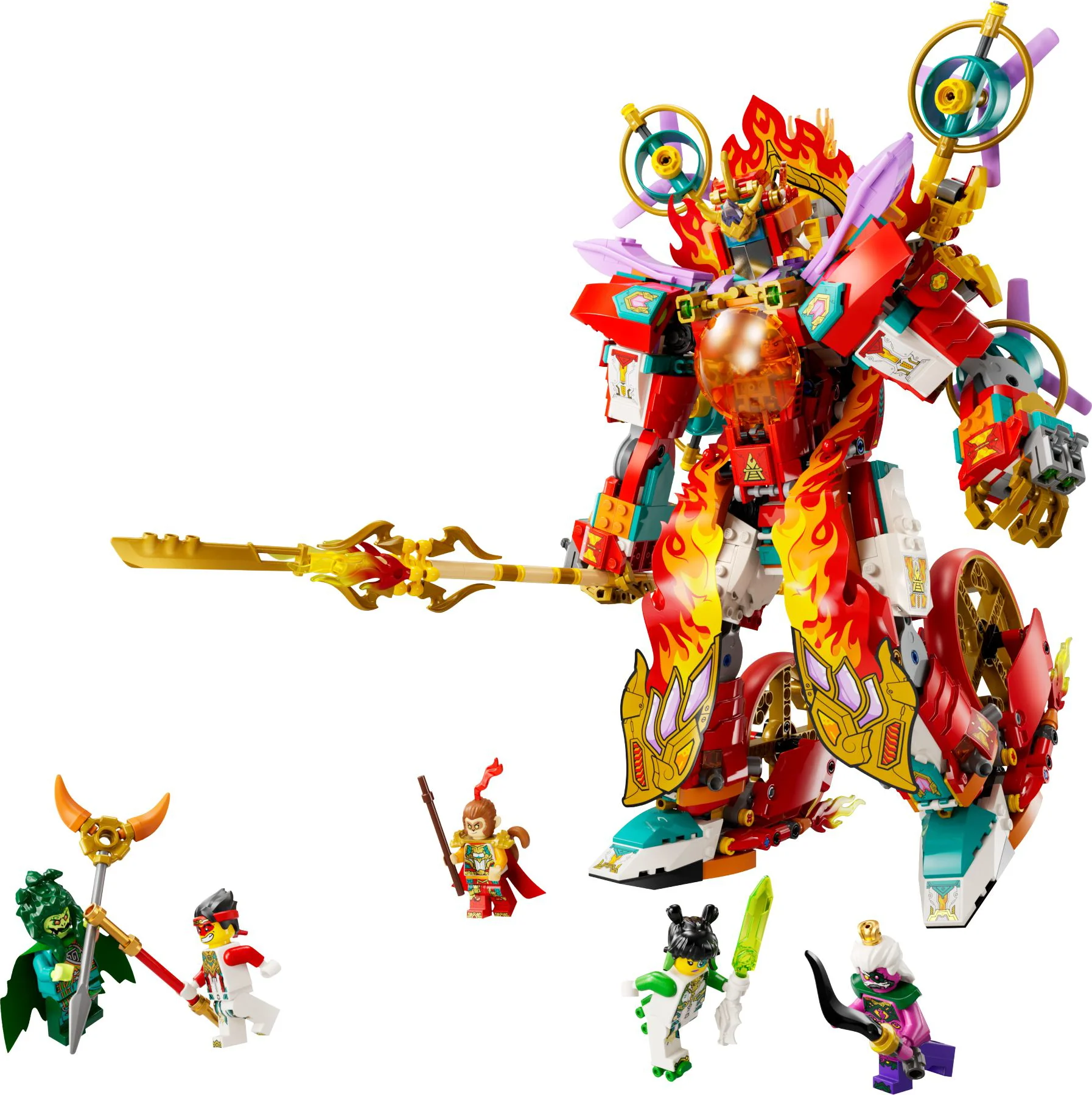 LEGO Monkie Kid Nezha's vuurringmecha 80057