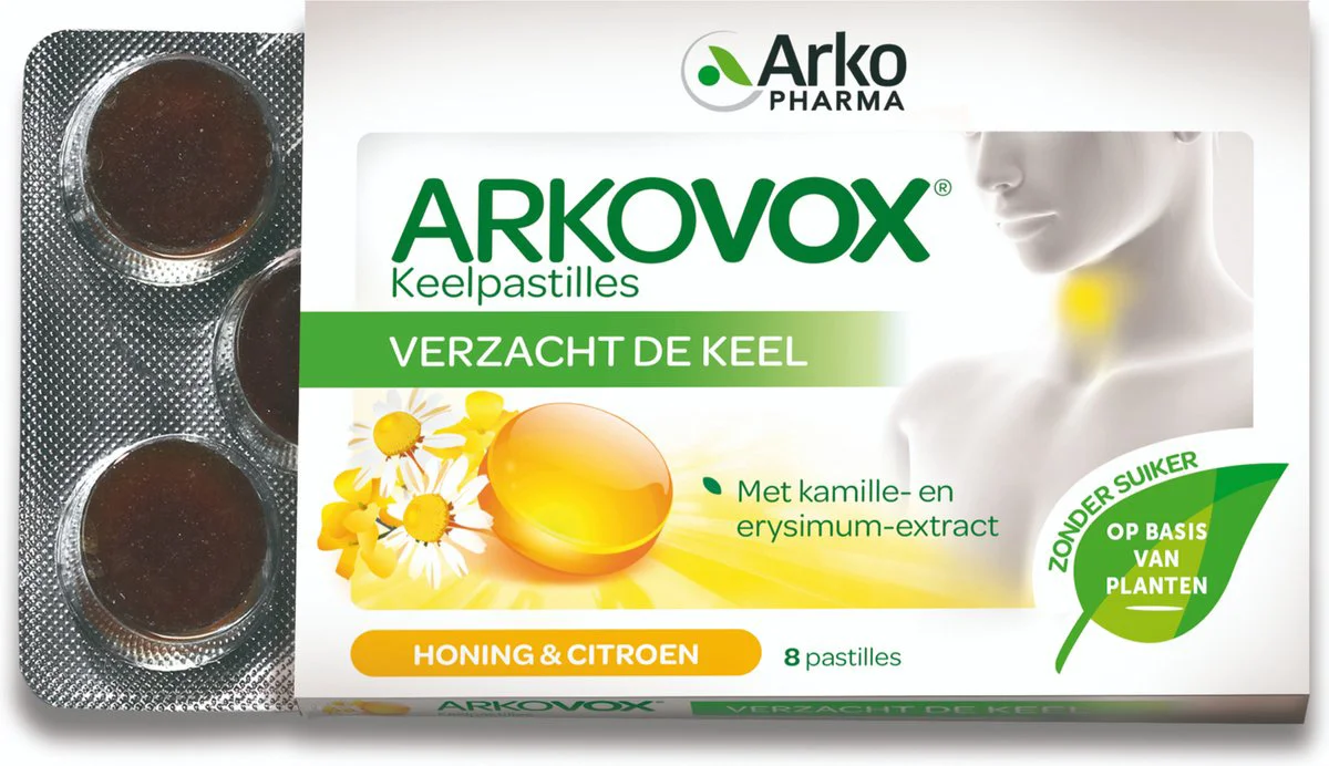 Arkovox Honing & Citroen Pastilles 8st