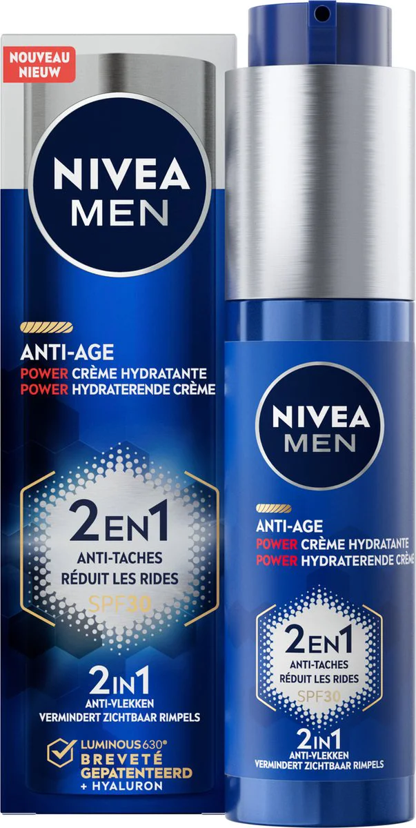 NIVEA Men Moisturizer Men Luminous SPF 30 50 ml