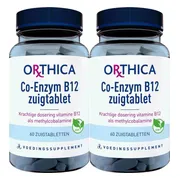 2x Orthica Co-Enzym B12 60 zuigtabletten