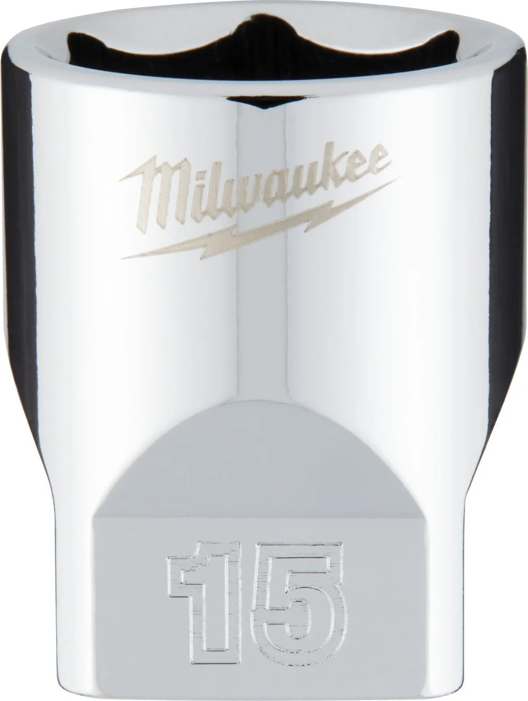 Milwaukee 1/4" Ratel Dop Metrisch Standaard 15 mm - 4932478323