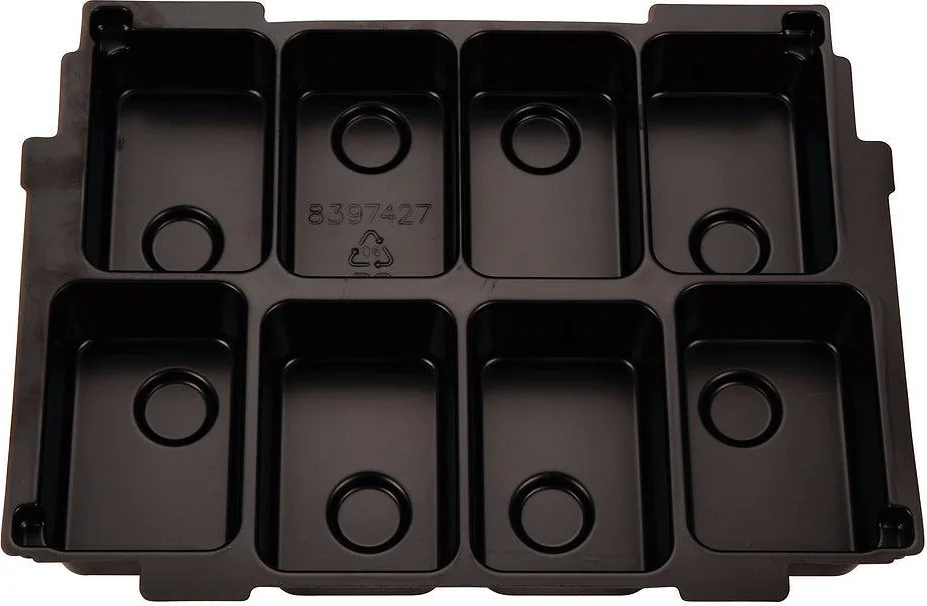 Makita 839742-7 kofferinzet/inlay met 8xBL1850B Accuplekken