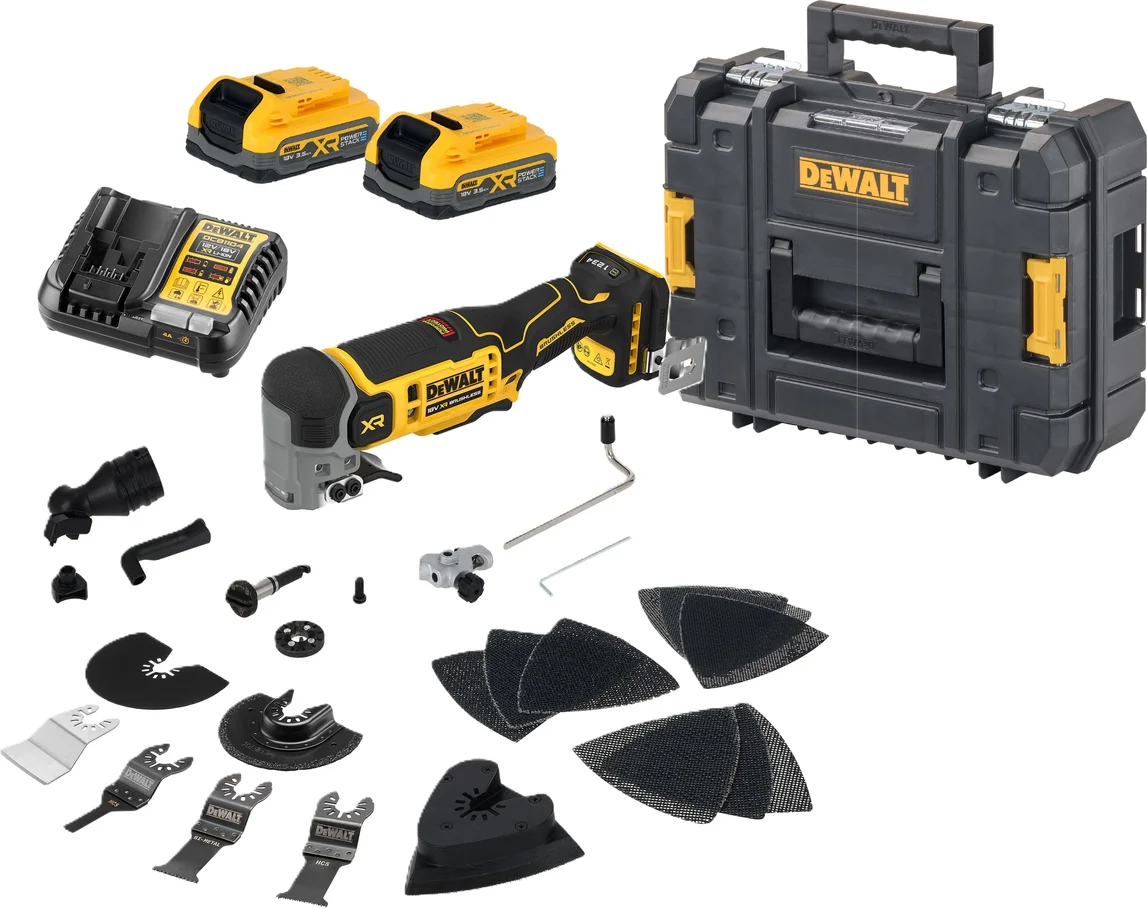 DeWALT DCS359S2 Accu multitool 18V XR 2x 3.5Ah POWERSTACK in TSTAK