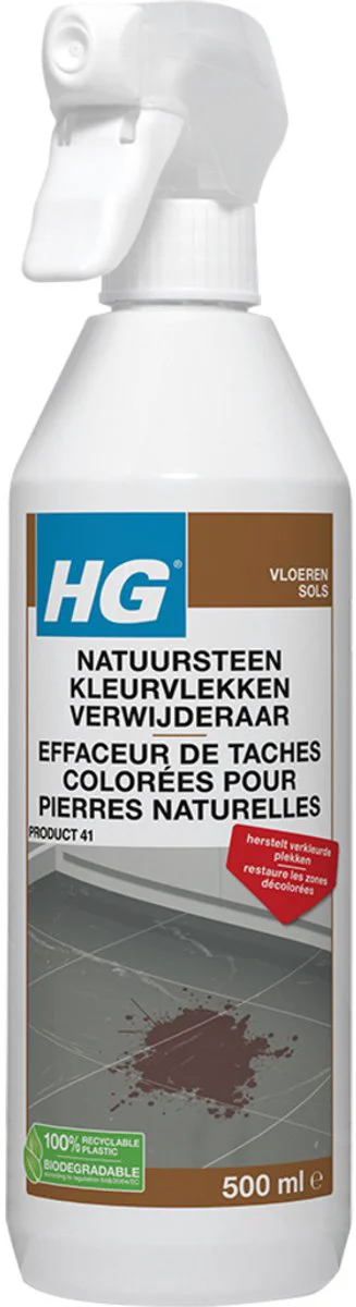 HG Vloeren Natuursteen Kleurvlekken Verwijderaar 41 500ML