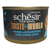 8x Schesir Taste The World Hond Lamsvlees & Couscous 150 gr