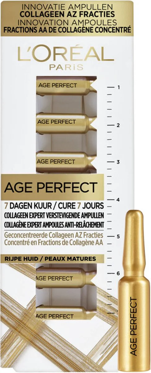 6x L'Oréal Age Perfect Verstevigende Collageen Ampullen 7 stuks