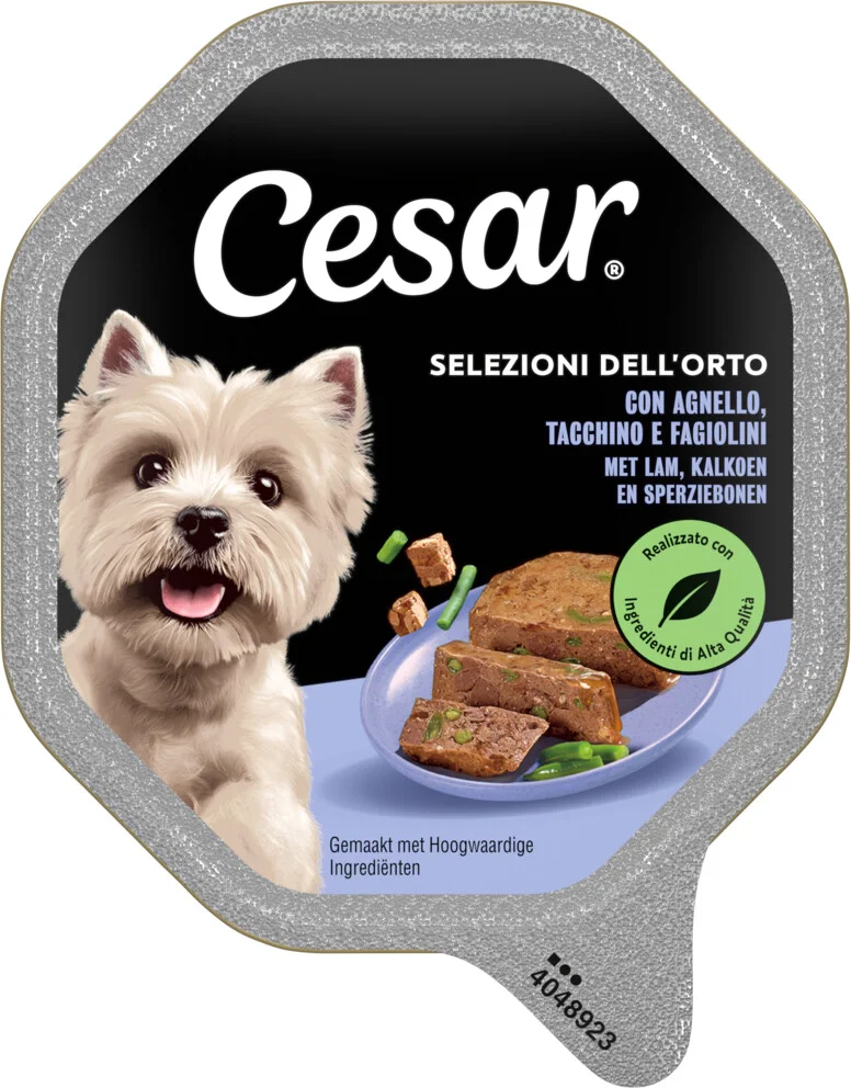 14x Cesar Alu Kalkoen - Lam - Sperziebonen 150 gr