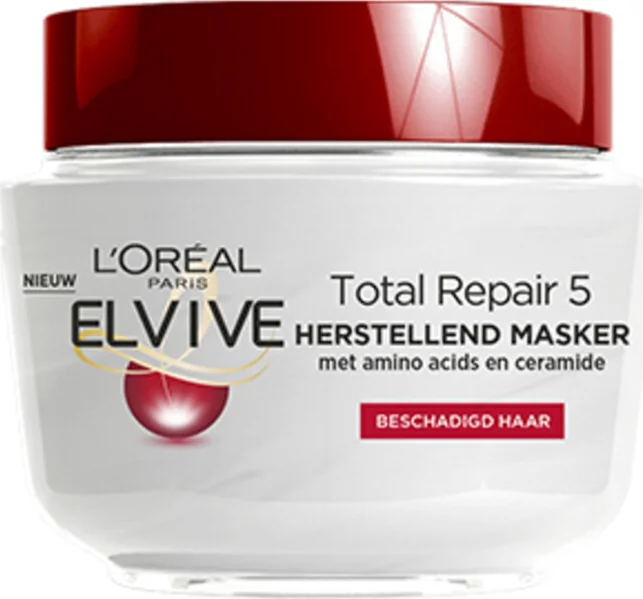3x L'Oréal Elvive Total Repair 5 Haarmasker 300 ml