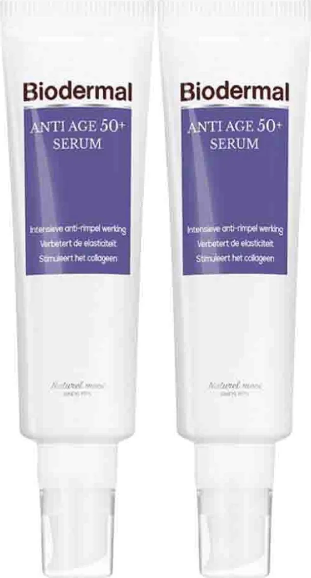 2x Biodermal Gezichtsserum Anti Age 50+ 30 ml