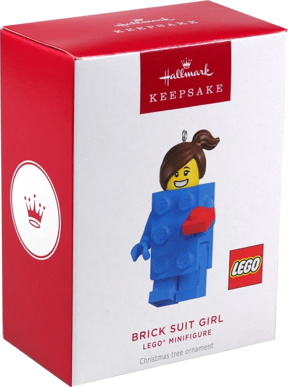 LEGO Meisje in stenenpak kerstversiering om te verzamelen