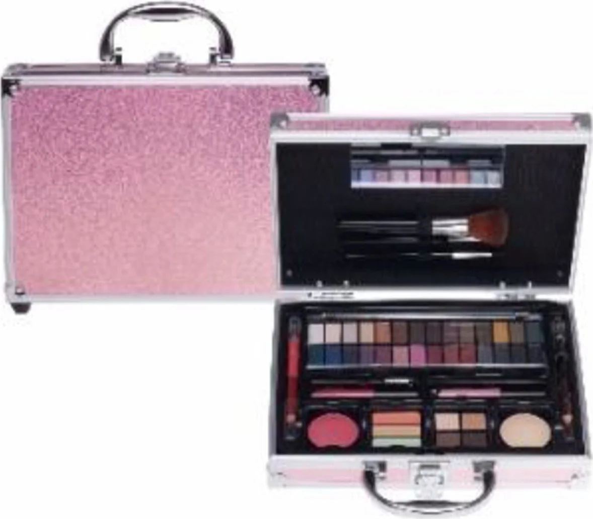 Casuelle Make-Up Koffer Roze 45-delig