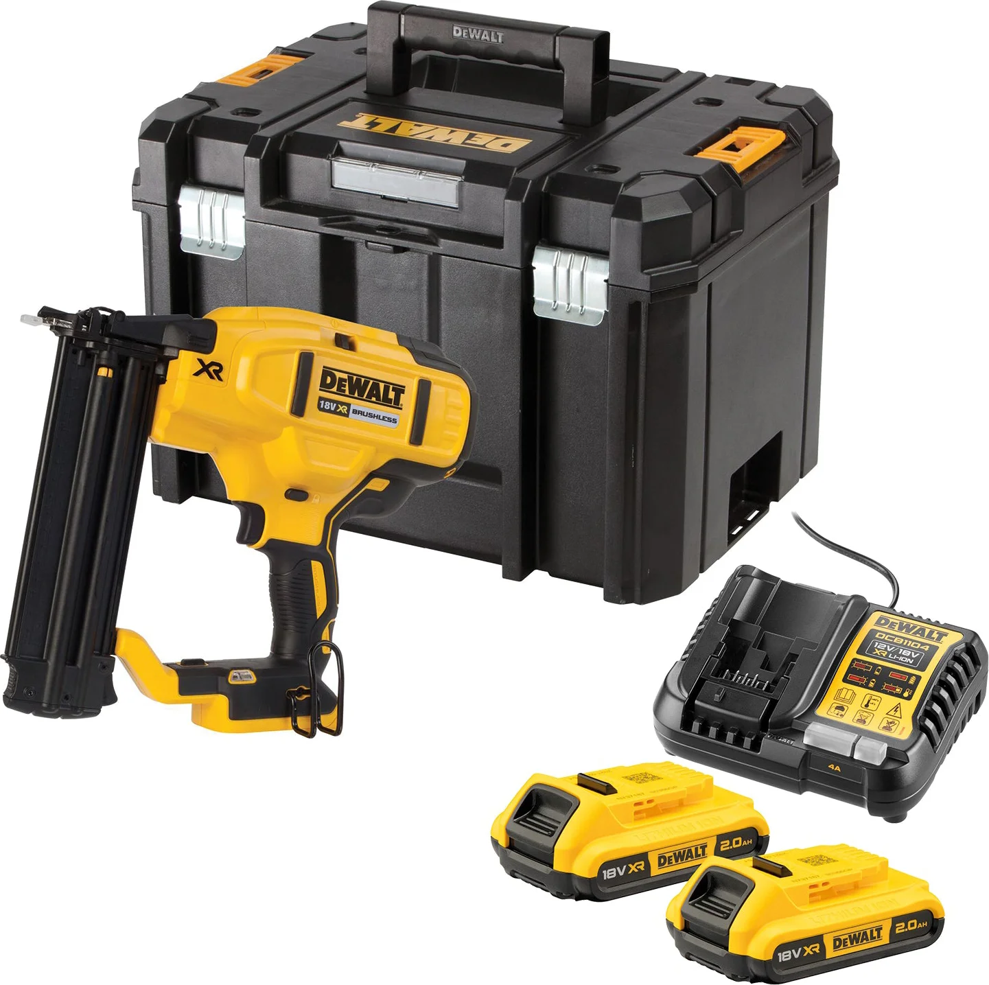 DeWALT DCN680D2 Accu afwerktacker 18Ga 18V XR 2.0Ah in TSTAK