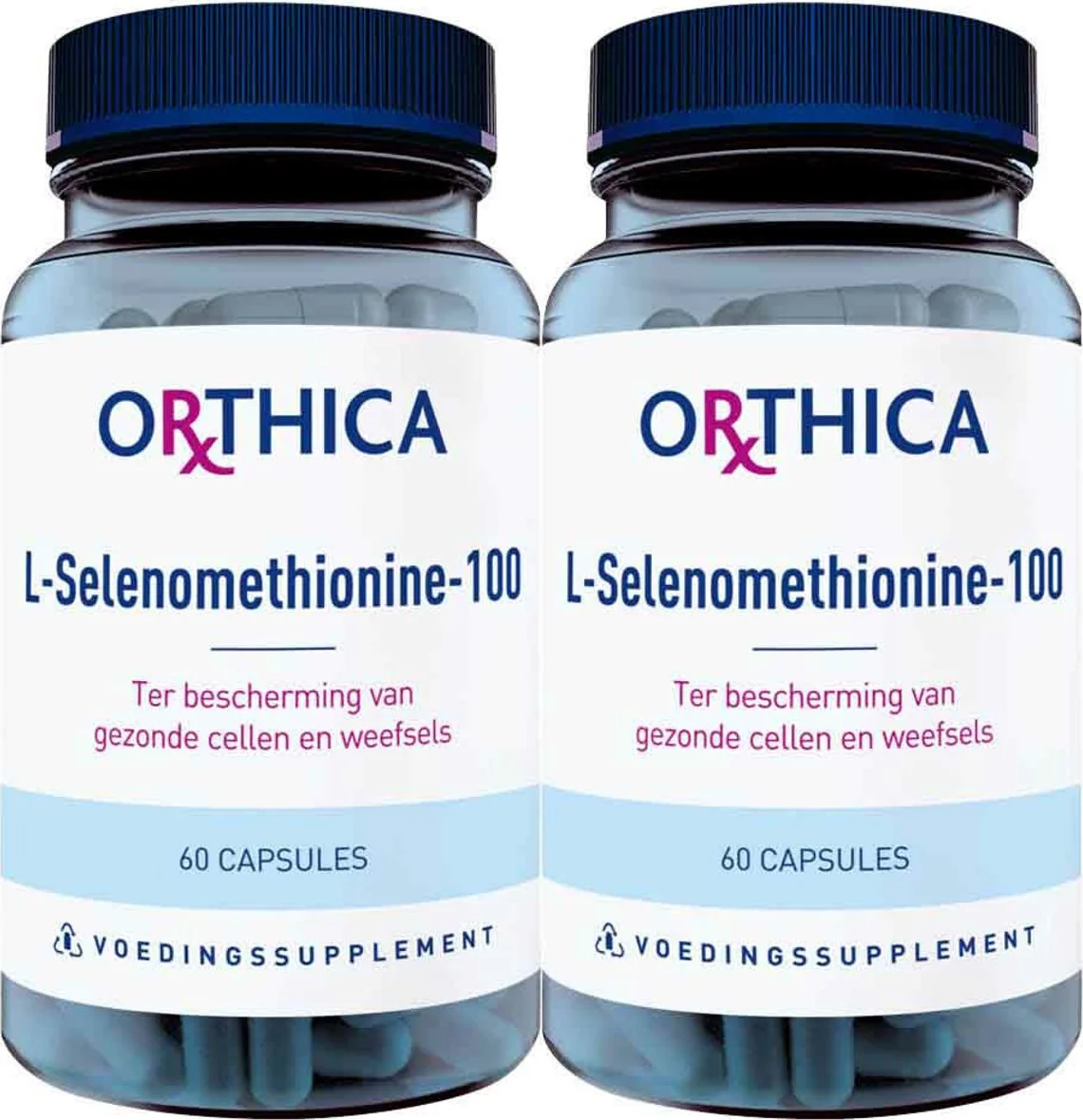 2x Orthica L-Selenomethionine -100 60 capsules